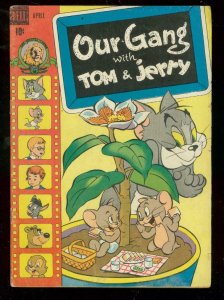 OUR GANG WITH TOM & JERRY #45 1948-DELL COMICS-MOVIE VG