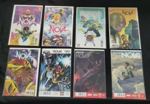 NOVA 8PC (VF/NM) ISSUES #1-5, #20, & #23-24, ROCKET RACOON, GAMORA 2014-17