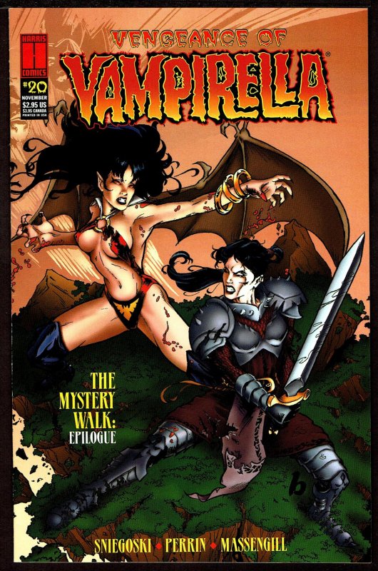 Vengeance of Vampirella #20  ( 1995, Harris)  9.2 NM-