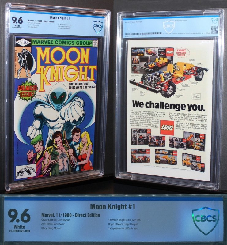 Moon Knight #1  / CBCS 9.6 NM+   1st Moon Knight Title  1980