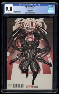 Age of Ultron #4 CGC NM/M 9.8 White Pages He-Kim Variant