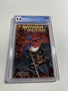 Batman/spider-man 1 Nn Cgc 9.8 White Pages Dc Marvel