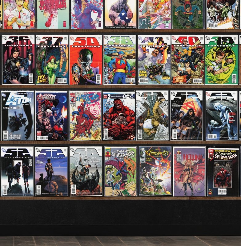 Huge Lot 150+ Comics with Countdown, 52, Warlord, Warriors Of Plasm & More!