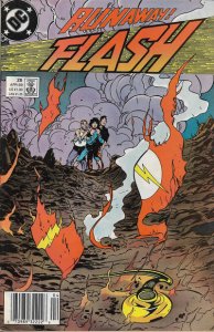 Flash (2nd Series) #25 (Newsstand) FN ; DC | William Messner-Loebs