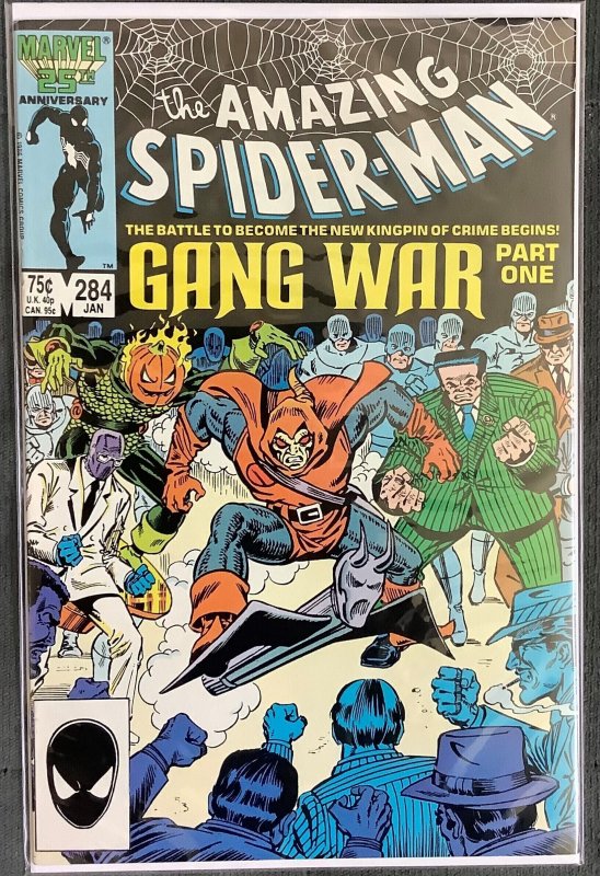 The Amazing Spider-Man #284 (1987, Marvel) Gang War Storyline. NM-