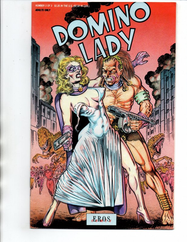 Domino Lady #1 2 & 3 Complete Set - Eros - 1990 - VF