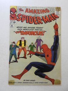 The Amazing Spider-Man #10 (1964) VG+ tape stains in corners, stamps on ad pages