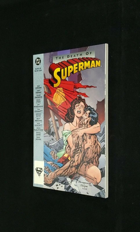THE DEATH OF SUPERMAN TPB FIRST PRINTING 