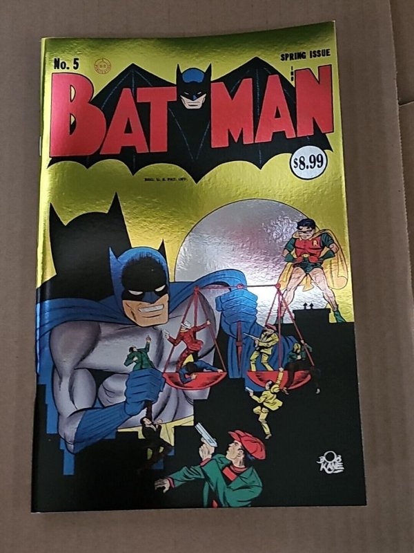 BATMAN #5 FACSIMILE EDITION COVER B BOB KANE FOIL VARIANT NM DC  2023