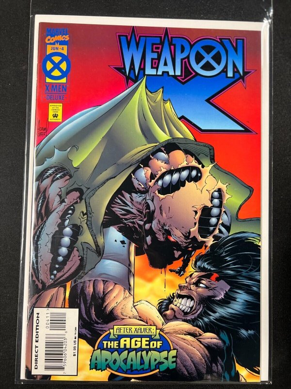 Weapon X: AGE of Apocalypse #1-4 - Complete SET - a Kubert Cover