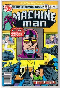 MACHINE MAN #9, FN+, Jack Kirby, Living Robot, 1978, more in store