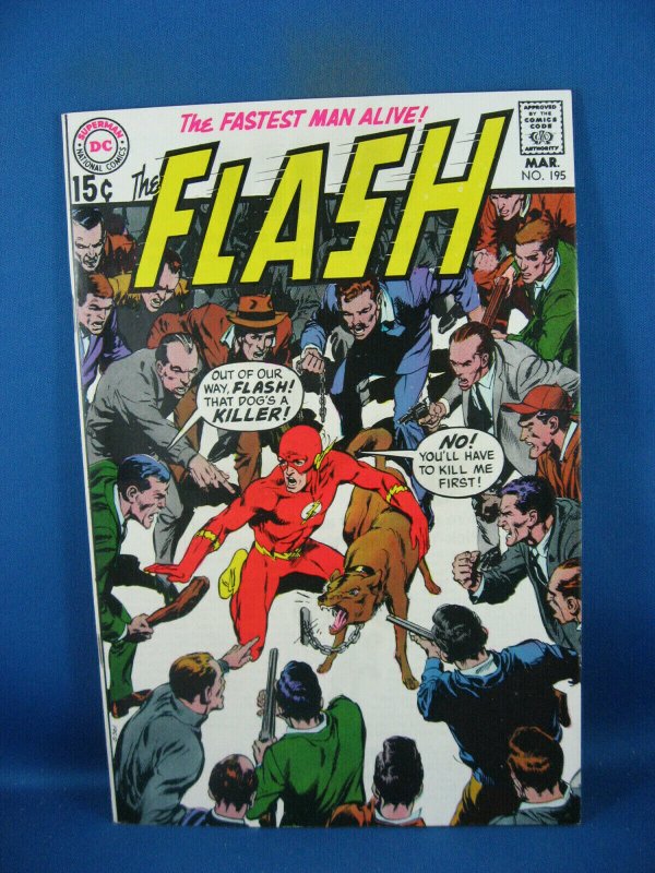 THE FLASH 195 VF NM 1970 NEAL ADAMS