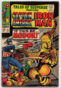Tales of Suspense #94 (1967) Captain America [Key Issue]