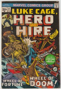 Hero For Hire #11 (Jul 1973, Marvel), G condition (2.0)
