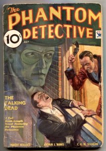 PULP:  Phantom Detective Pulp July 1934- Talking Dead