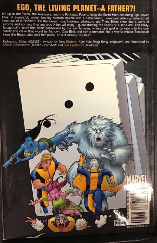 Marvel Comics “EXILES: Bump In The Night” Vol 9 TPB First Printing 2005