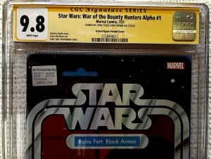 ?~MARVEL~WAR OF THE BOUNTY HUNTERS ALPHA~J.T. CHRISTOPHER SIGNED~CGCSS 9.8~?