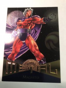 MAGNETO #104 card : Marvel Metal 1995 Fleer Chromium; NM/M Avengers, base