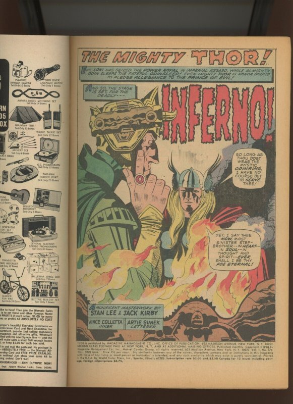 (1970) Thor #176: BRONZE AGE! WE COMBINE SHIPPING! (5.5)
