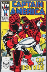 Captain America #341 (1988) Captain America [Key Issue]