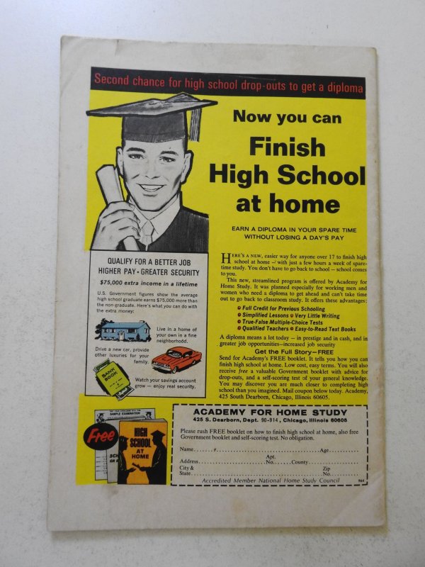 The X-Men #57 (1969) VG Condition stains fc