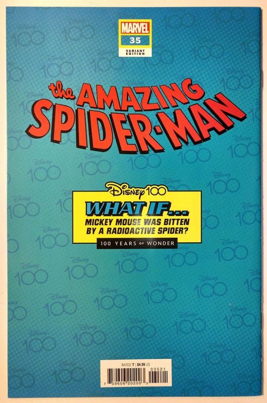 The Amazing Spider-Man #35 (NM, 2023) Disney 100th Variant