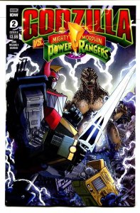 GODZILLA VS POWER RANGERS (2022 IDW) #2 VARIANT CVR B NETHO DIAZ