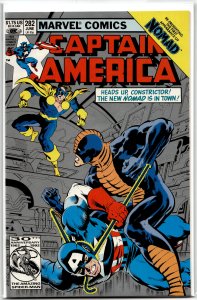 Captain America #282 Second Print Cover (1983) Captain America [Key Issue]