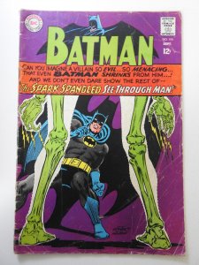 Batman #195 (1967) VG- Condition Cover detached bottom staple