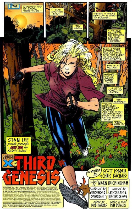 GENERATION X #01 (1994) CHRIS BACHALO | CHROMIUM WRAPAROUND | 1ST APPEARANCES