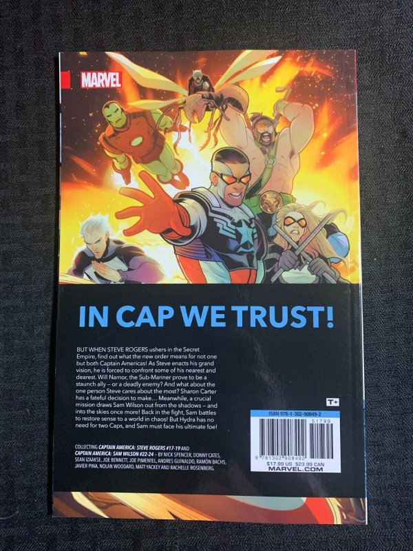 2017 CAPTAIN AMERICA Secret Empire SC TPB VF- 7.5 1st Marvel Comics