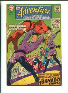 ADVENTURE COMICS #373 - WHO ARE THE TORNADO TWINS (4.5) 1968
