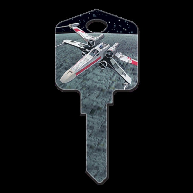 KW1 - X-WING STARFIGHTER Kwikset House Key