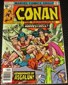 Conan the Barbarian #72 (1977)