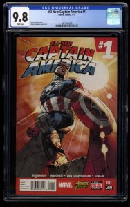 All-New Captain America (2015) #1 CGC NM/M 9.8 White Pages