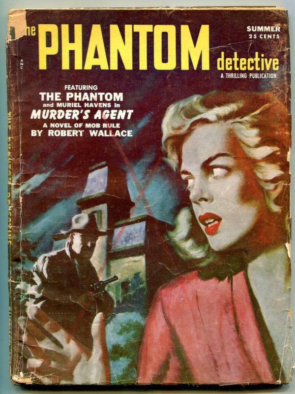 Phantom Detective Pulp Summer 1953- FINAL ISSUE- Murder's Agent