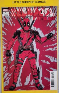 Deadpool Black White & Blood #4 Mike Allred Variant 2021 1st Sakura Spider NM