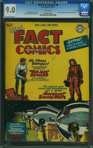 Real Fact Comics #8 (1947) CGC 9.0 VFNM