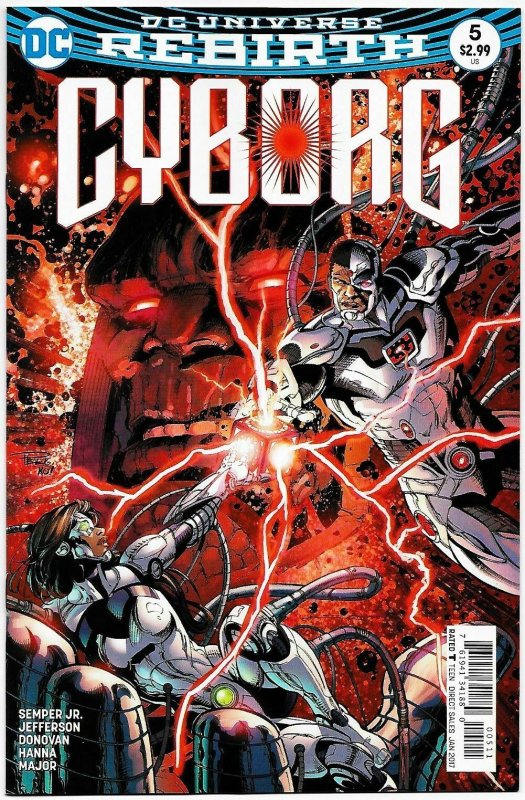 Cyborg #5 Rebirth Main Cvr (DC, 2016) NM