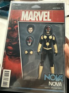 Marvel Comics NOVA (2015) #3 Action Figure Variant Cover A2