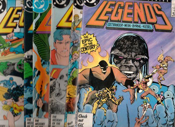 Legends Set #1to6 (Nov-86) NM- High-Grade Suicide Squad