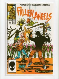 Fallen Angels 1 - 8 Complete Set Marvel Comics 1987 Comic Book Series VF+