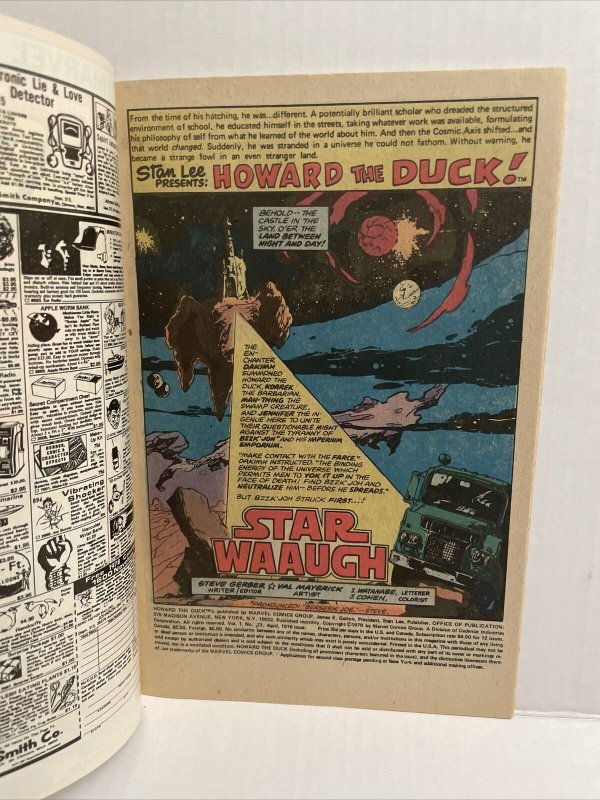 Howard The Duck #23 - Man Thing Appearance