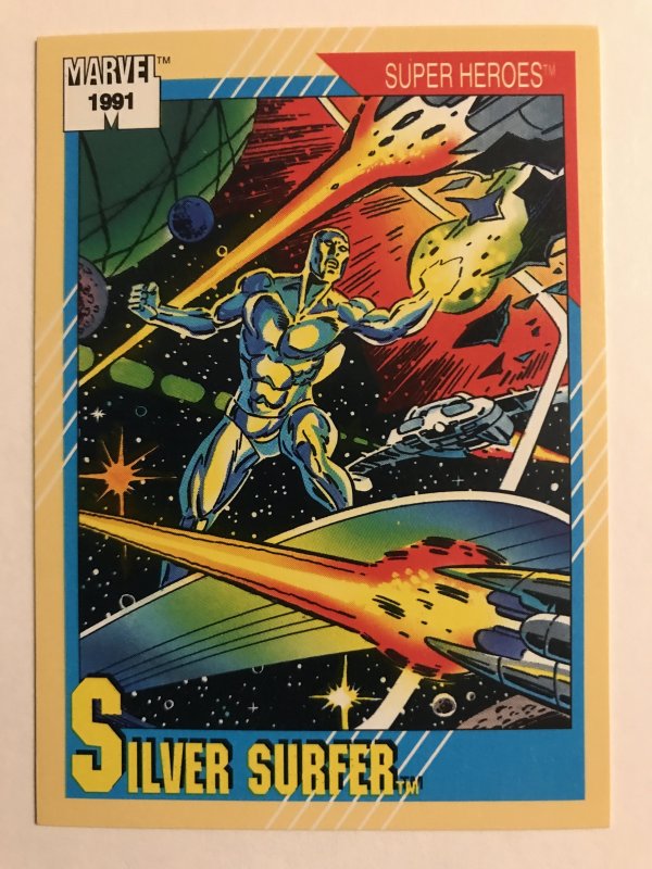 SILVER SURFER #45 : Marvel Universe 1991 Series 2 card; Impel, NM/M Hi Grade