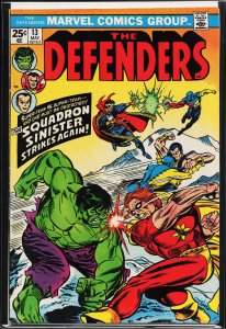 The Defenders #13 (1974) The Defenders