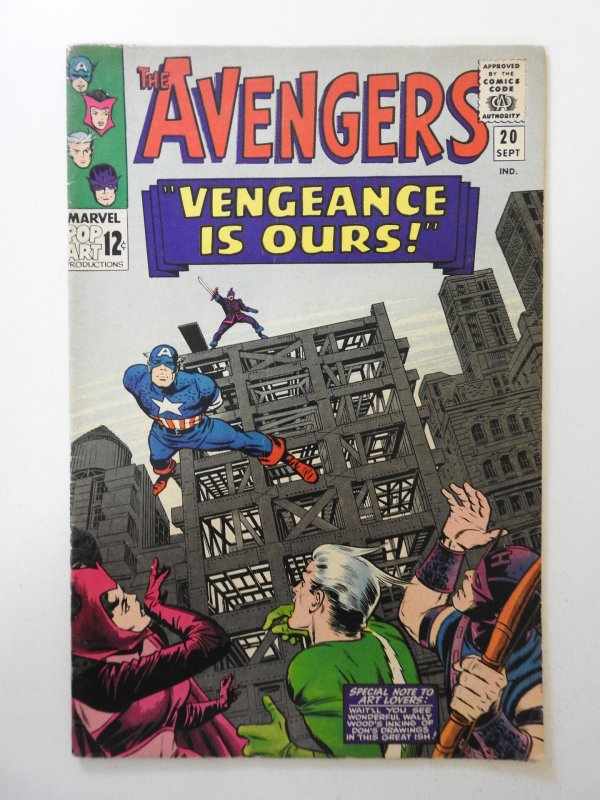The Avengers #20 (1965) VG Condition! Name written in ink on 1st page