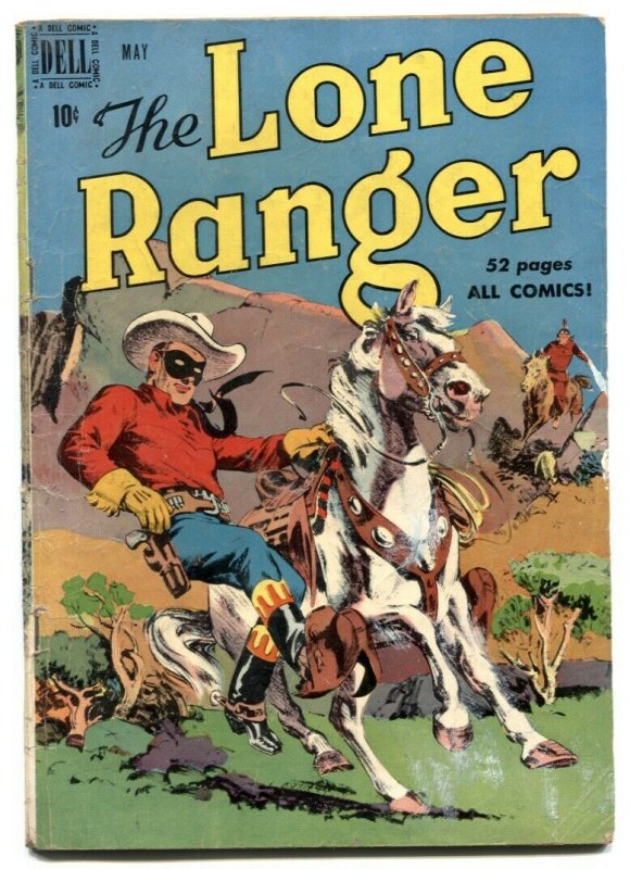 Lone Ranger #23 1950- Dell Golden Age Western comic VG-