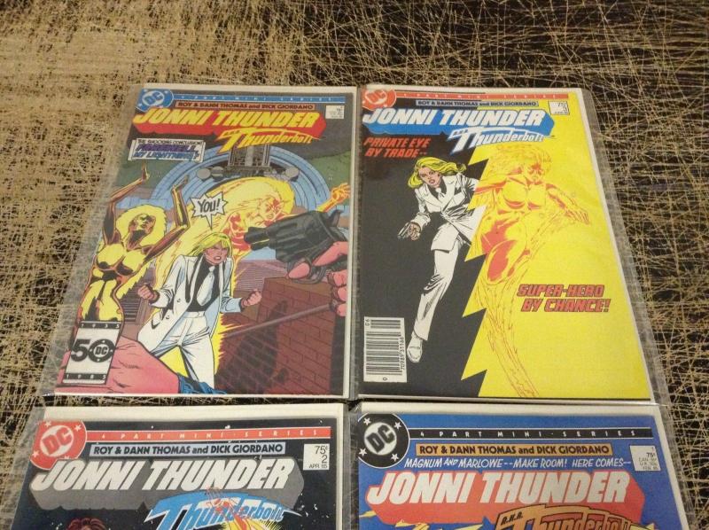 Jonni Thunder Complete DC Comics Limited Series # 1 2 3 4 AKA Thunderbolt U2