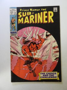 Sub-Mariner #11 (1969) FN/VF condition price written on back cover