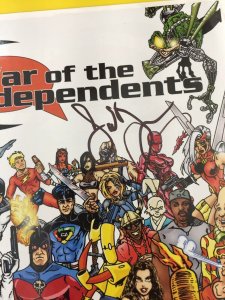 War of the Independents (2011) #1 Red Anvil Giant Crossover Event Signed